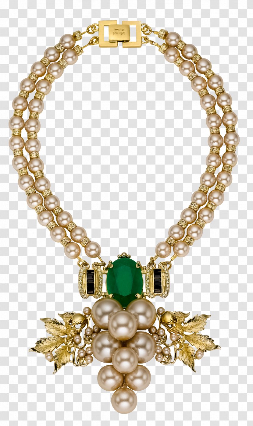Necklace Jewellery Bitxi - Ring - High-grade Pearl Emerald Transparent PNG