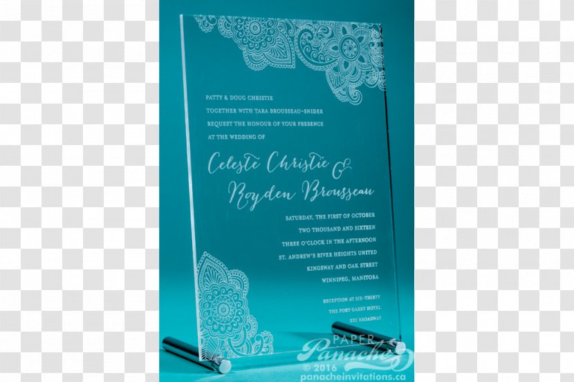 Wedding Invitation Turquoise Convite Font Transparent PNG