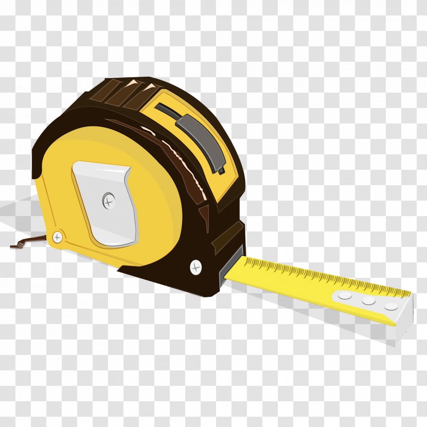 Tape Measure - Yellow - Meter Boxsealing Transparent PNG