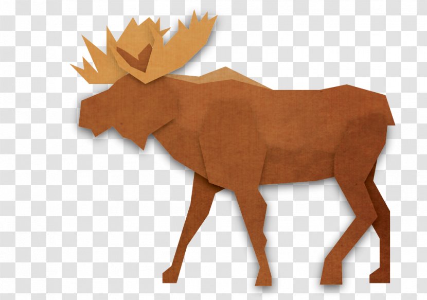 Animal Drawing Clip Art - Horse Like Mammal - Deer Origami Transparent PNG