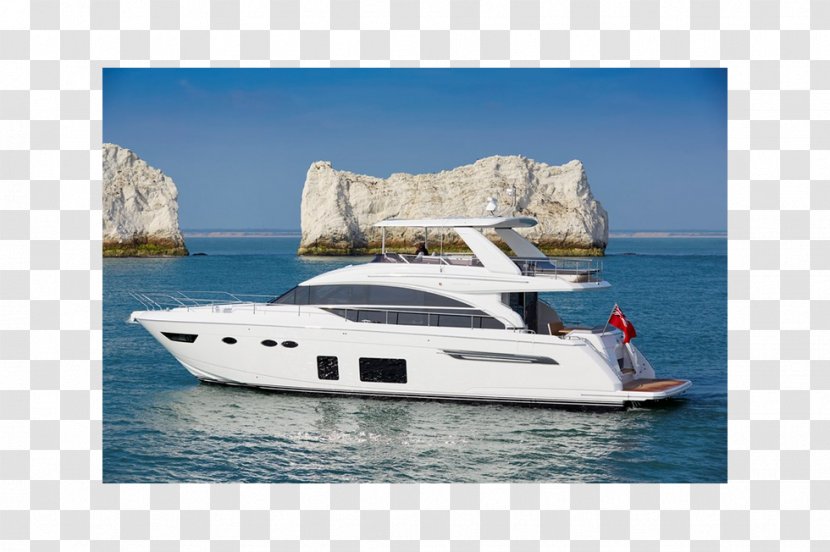 Princess Yachts Boat Flying Bridge Luxury Yacht Transparent PNG