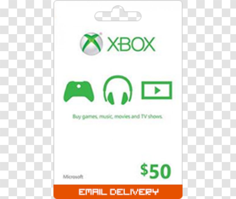 Microsoft Xbox Live - Game ConsoleDownload Brand 360 CorporationAmazon Gift Card Transparent PNG