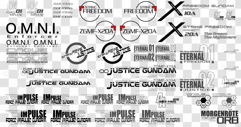Paper Athrun Zala Decal ZGMF-X10A Freedom Gundam - Zgmfx10a Transparent PNG