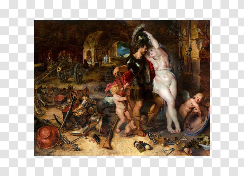 The Return From War: Mars Disarmed By Venus J. Paul Getty Museum Painting Being - Stock Photography Transparent PNG