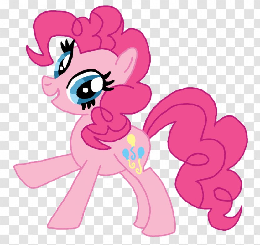 Pinkie Pie Pony Twilight Sparkle Applejack Rainbow Dash - Cartoon - My Little Transparent PNG