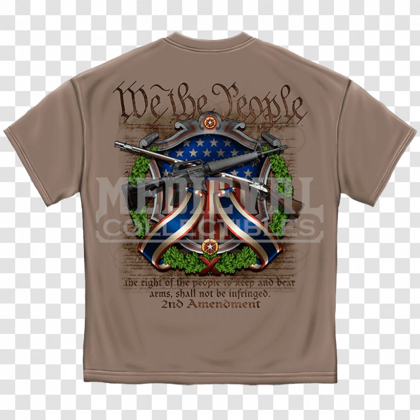 T-shirt Hoodie Second Amendment To The United States Constitution Sleeve Hat - Jersey - SECOND AMENDMENT Transparent PNG