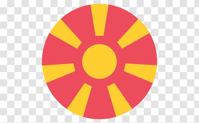 Flag Of The Republic Macedonia Circle - Symbol Transparent PNG