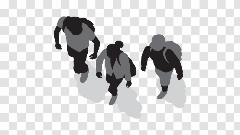 Walking Walkability Drawing Homo Sapiens - Plan View Transparent PNG