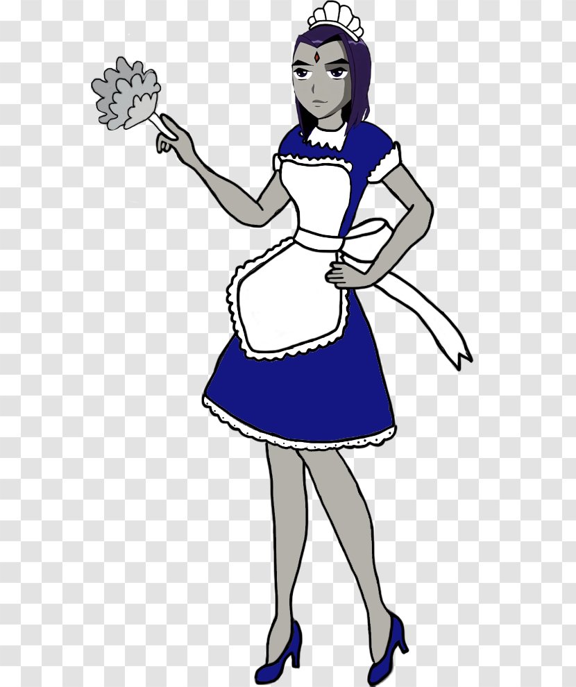 Jessica Rabbit Cartoon Drawing - French Maid Uniform Transparent PNG