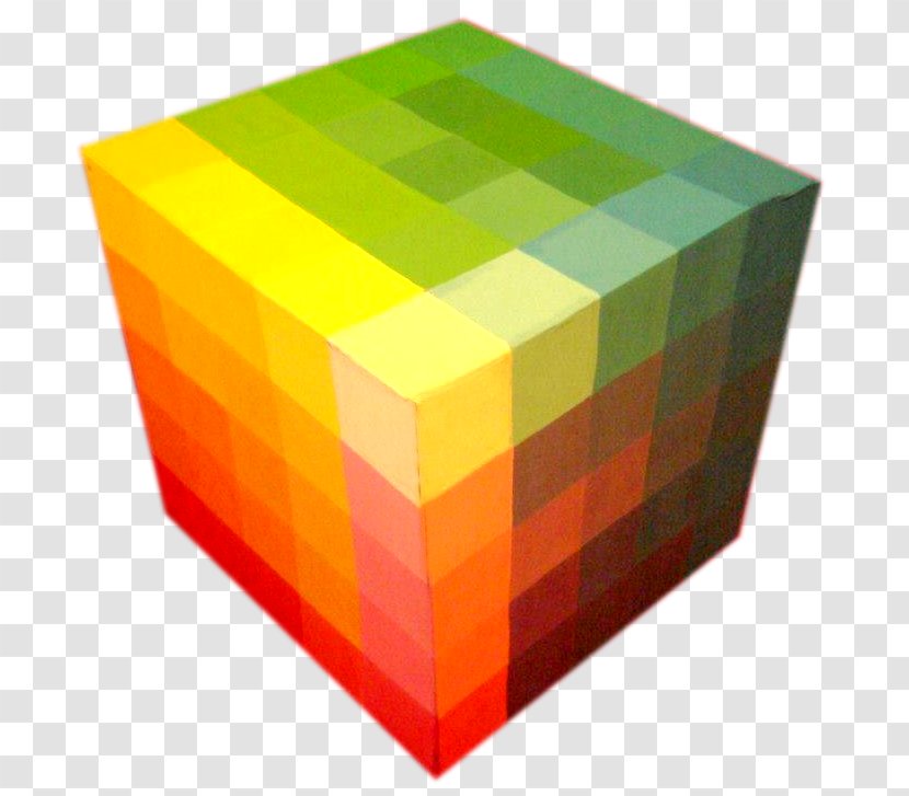 Cube De Hickethier Color Square Shape - Yellow Transparent PNG