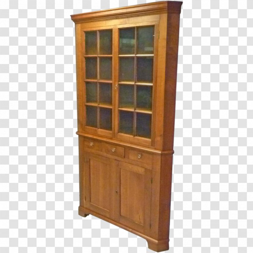 Cherry Corner Furniture Cupboard Cabinetry Shelf - Commode Transparent PNG