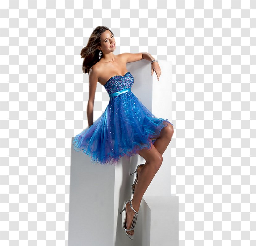 Cocktail Dress Prom Party Clothing - Turquoise Transparent PNG