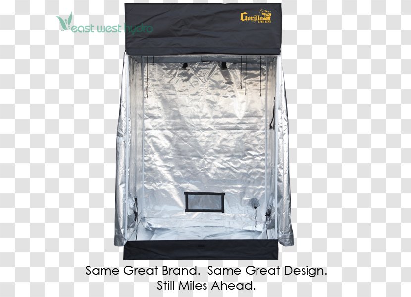 Gorilla Grow Tent LITE LINE 4x4 Growroom Hydroponics Light - Highintensity Discharge Lamp - Mason Jar Model Prototype Transparent PNG