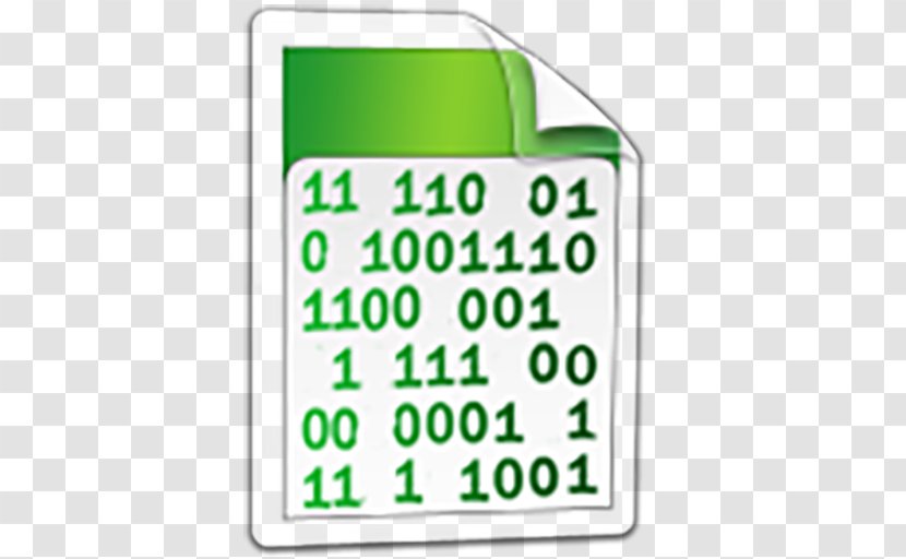 Binary File Number Code - Grass - Signage Transparent PNG
