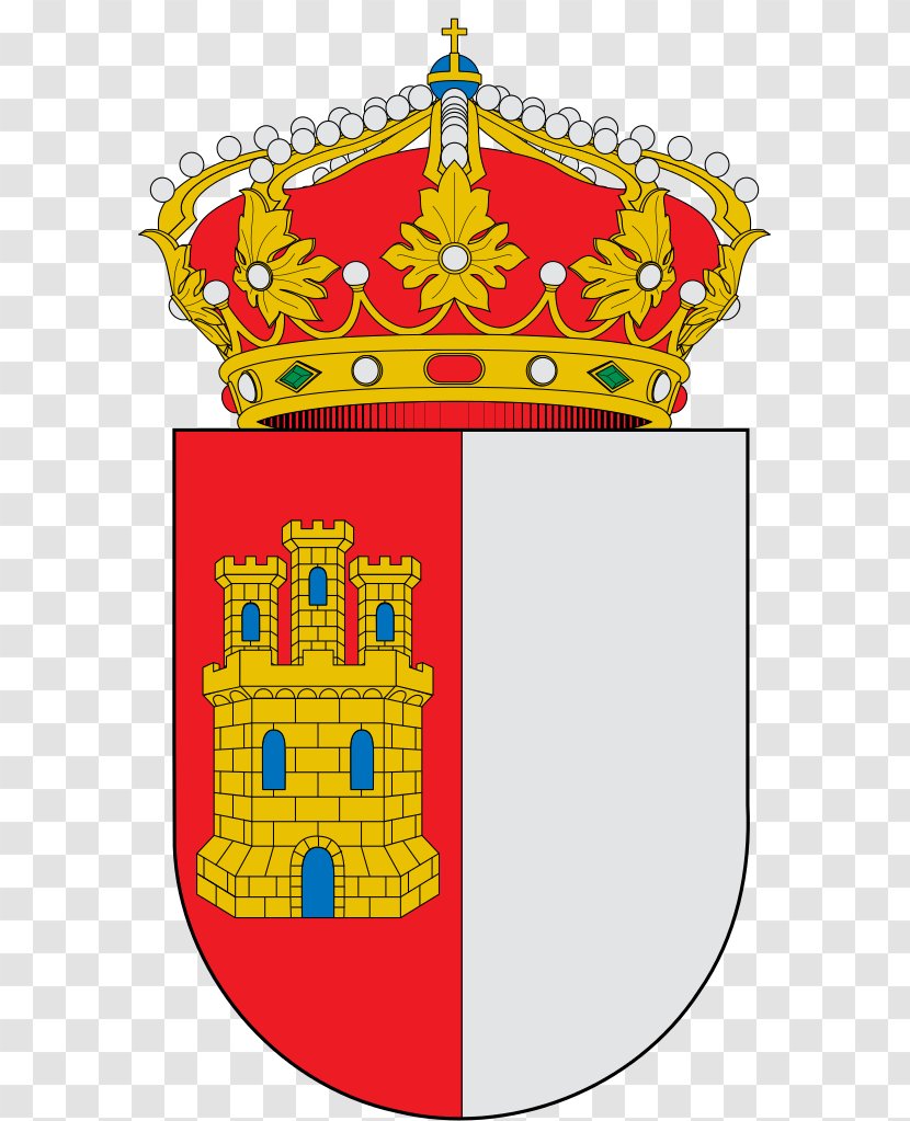 Cáceres Coat Of Arms Spain Escutcheon Provinces - Heraldry - Yellow Transparent PNG
