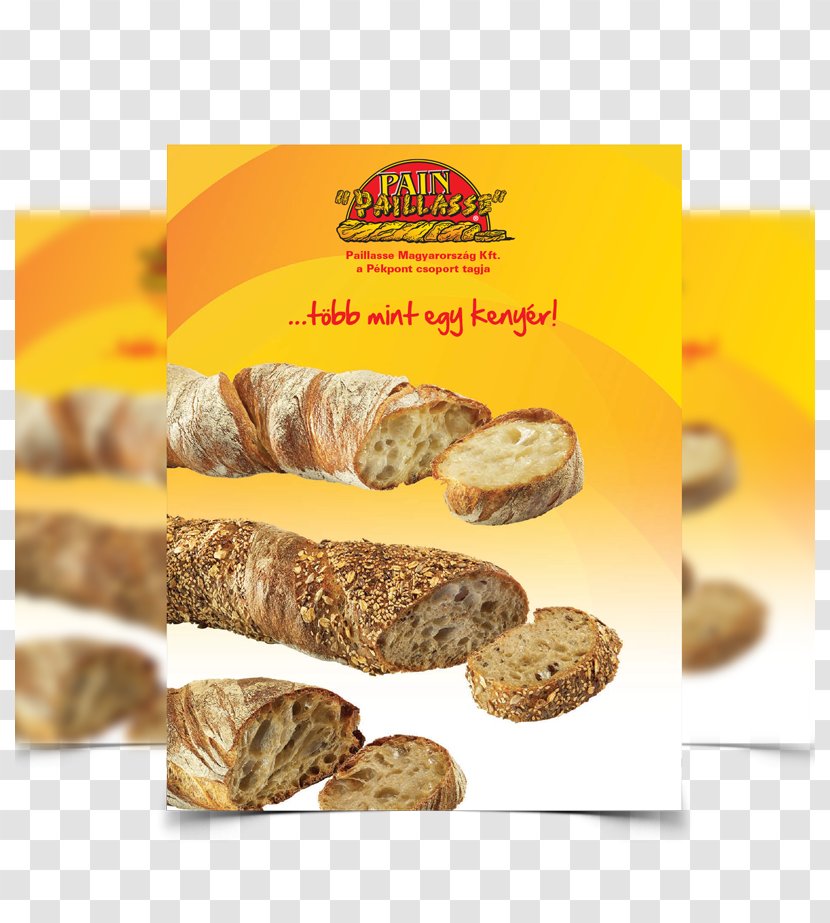 Food Pain Paillasse Flavor - Flyer Mockup Transparent PNG