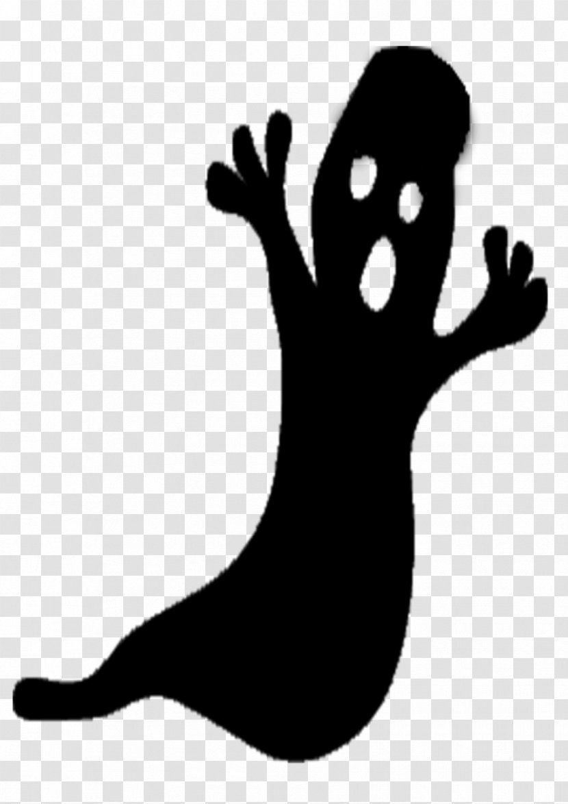 Silhouette Clip Art - Black - Ghost Transparent PNG