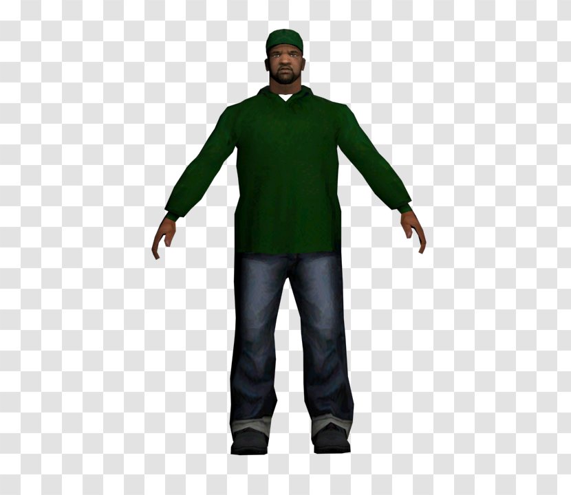 Grand Theft Auto San Andreas Green - Sportswear - Trousers Transparent PNG