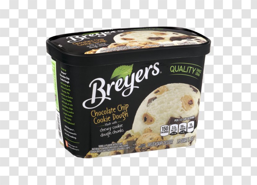 Breyers Ice Cream Vanilla - Frozen Food Transparent PNG