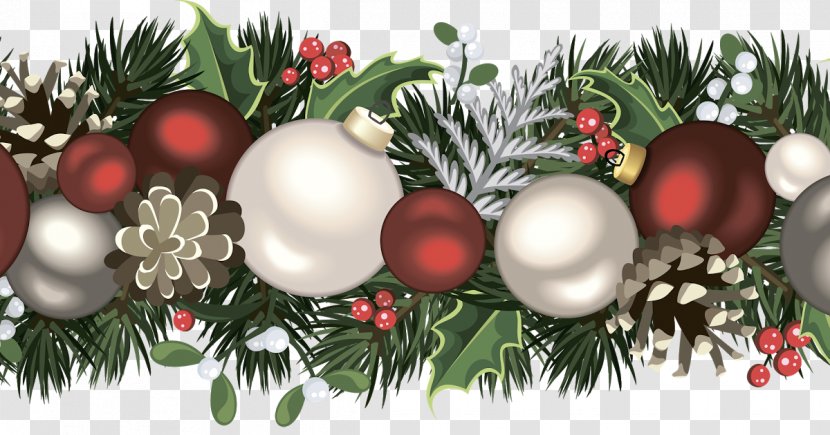 Vector Graphics Christmas Day Stock Photography Illustration Ornament - Small Garland Transparent PNG