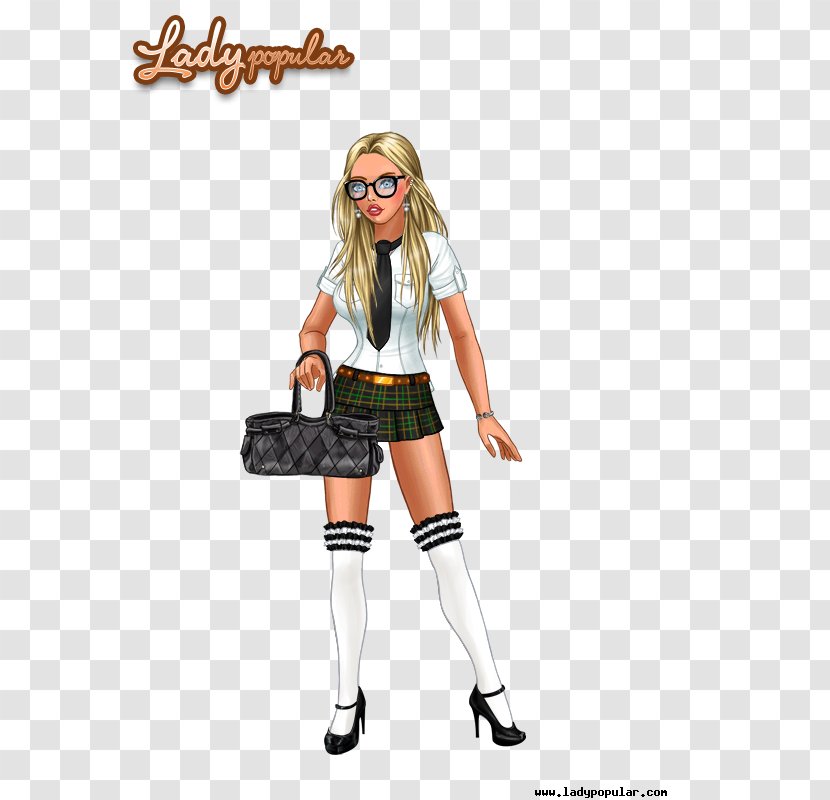 Lady Popular Fashion Web Browser Game - Stereotype Transparent PNG