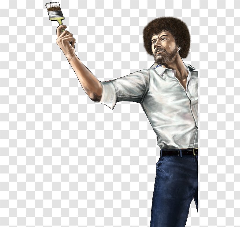 Bob Ross Painting Television Show - Standing Transparent PNG