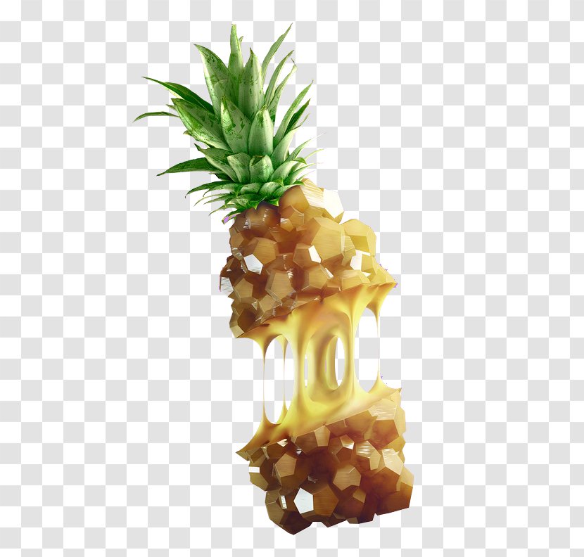Pineapple Drawing - Strawberry Transparent PNG