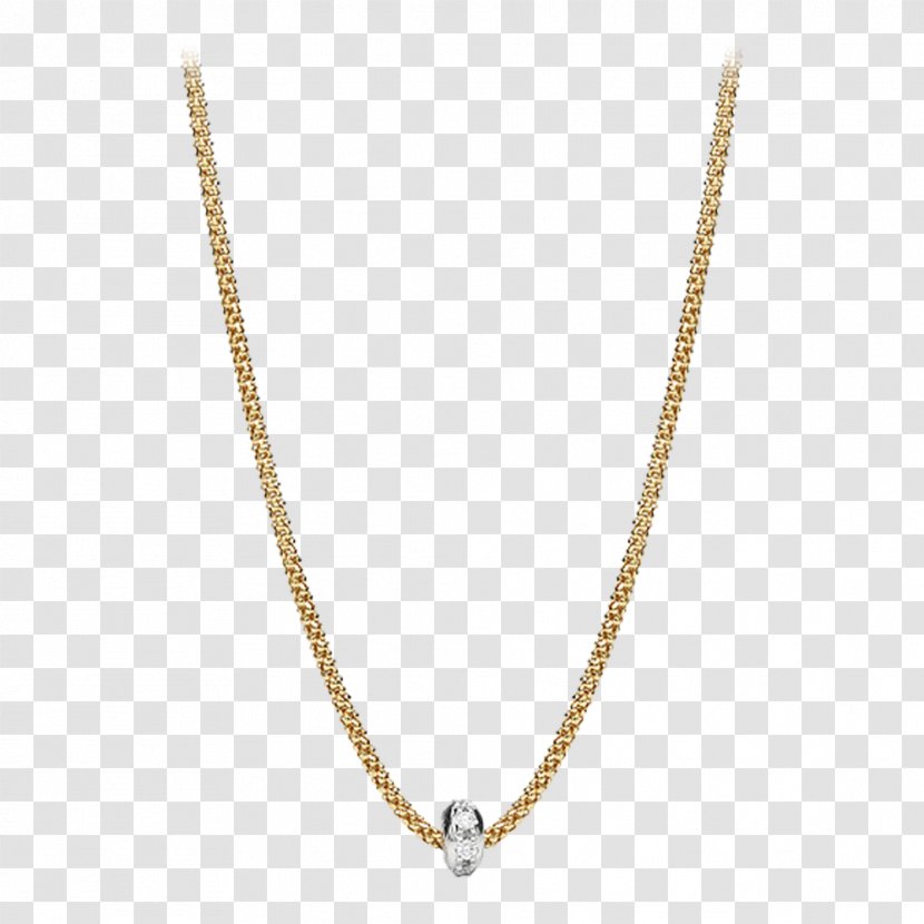Necklace Jewellery Gold Chain Candere Transparent PNG