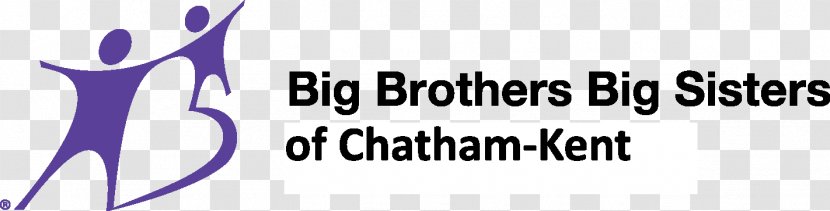 Logo Big Brothers Sisters Of America Brand - Silhouette - Sister And Brother Transparent PNG