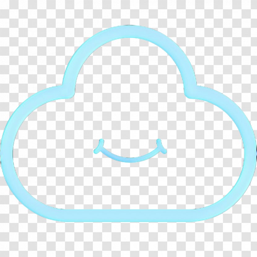 Cartoon Cloud - Blue - Emoticon Transparent PNG