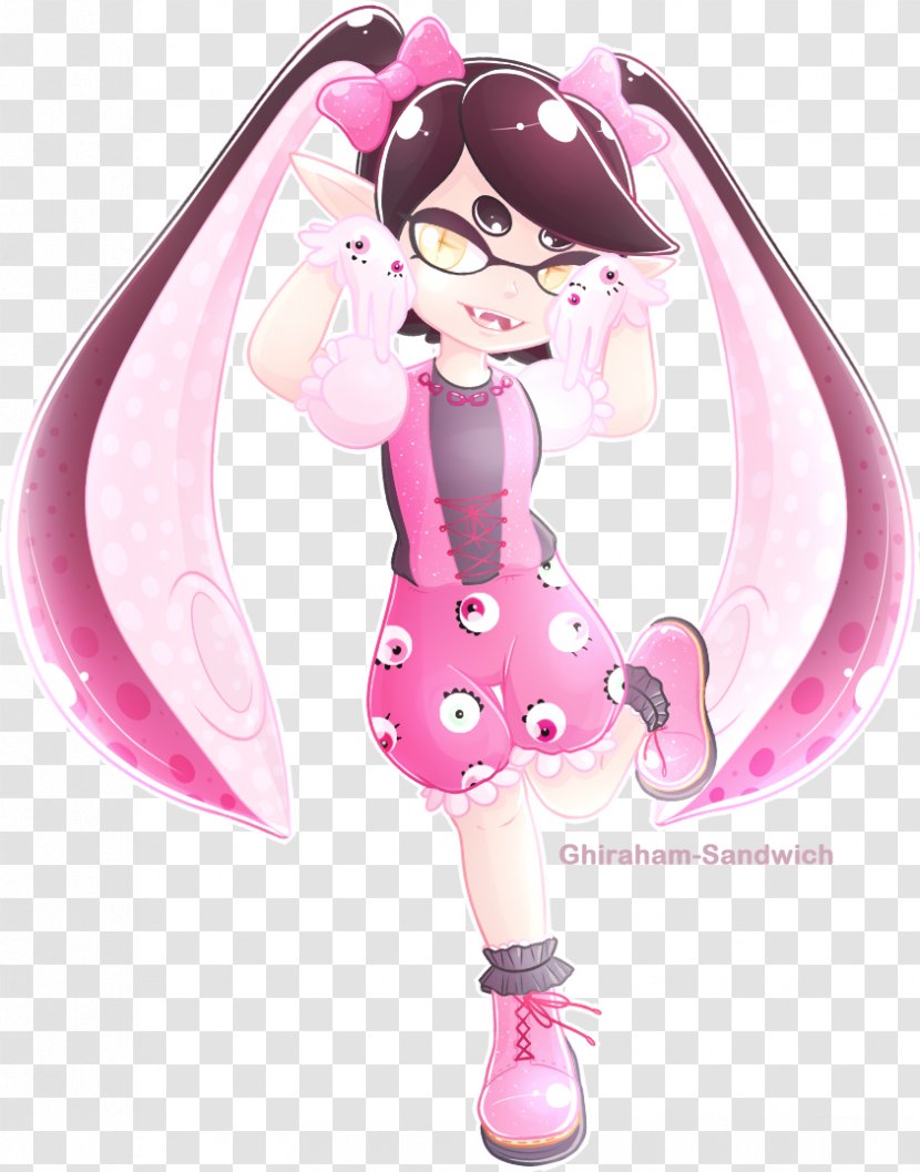 PONPONPON Splatoon Fan Art Drawing - Flower - Ponponpon Transparent PNG