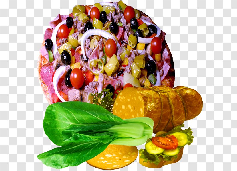 Greek Salad Breakfast Indian Cuisine Pizza Mediterranean - Diet Food - Real Fried Vegetables Transparent PNG