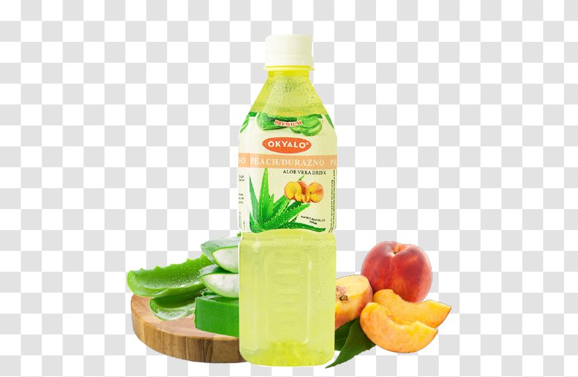 Juice Jugo De Aloe Vera Drink Food - Citric Acid Transparent PNG