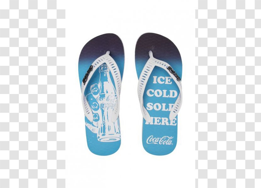 Flip-flops Coca-Cola Sandal Shoe Delabela Calçados E Acessórios - Marinho - Cold Ice Transparent PNG