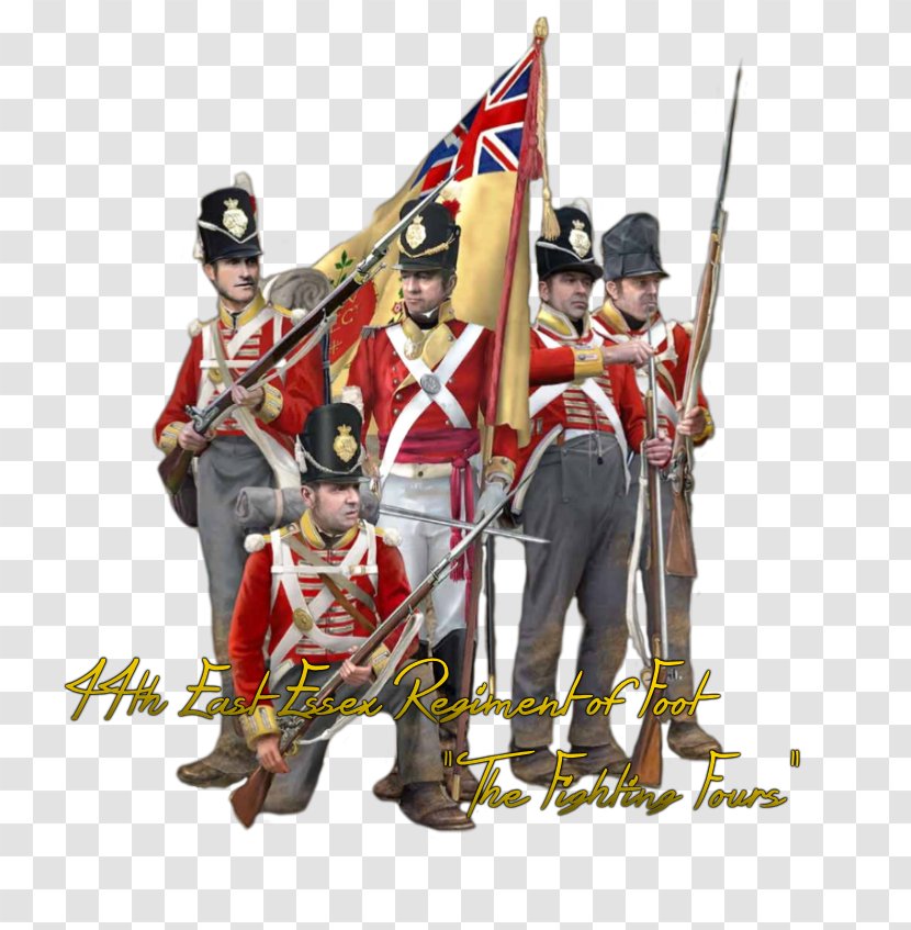 44th (East Essex) Regiment Of Foot Napoleonic Wars Line Infantry - Essex - Soldier Transparent PNG