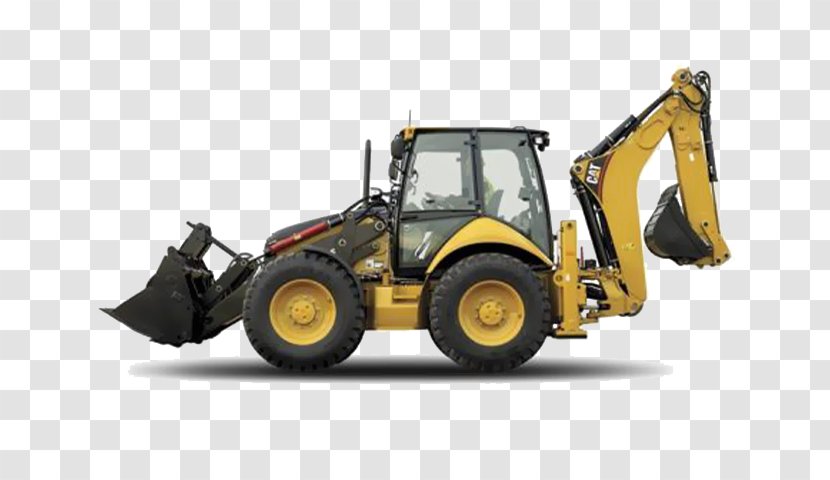 Caterpillar Inc. Backhoe Loader Excavator Tractor - Construction Equipment Transparent PNG