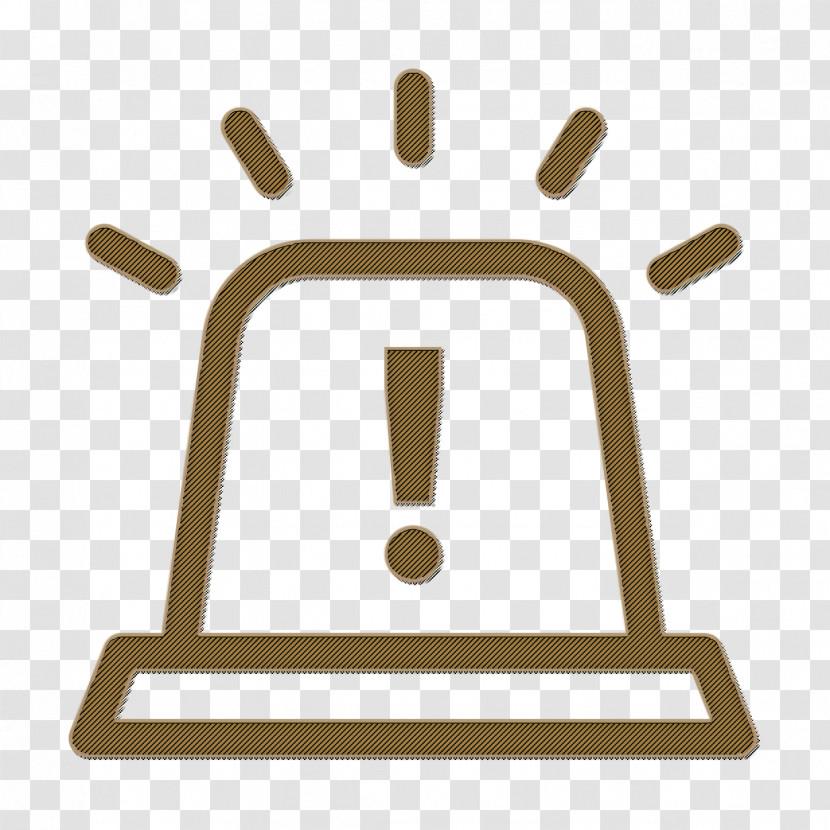 Crime And Security Icon Siren Icon Transparent PNG