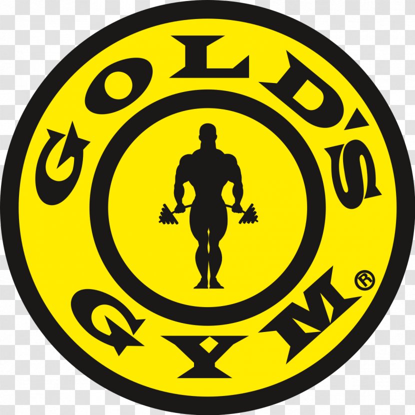 Gold's Gym (Queensgate) Fitness Centre Vector Graphics - Yellow - Logo Transparent PNG