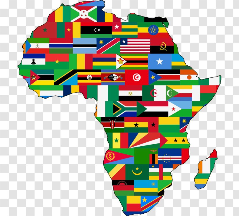 Flag Of South Africa Clip Art Map - Rwanda - Commercial Transparent PNG