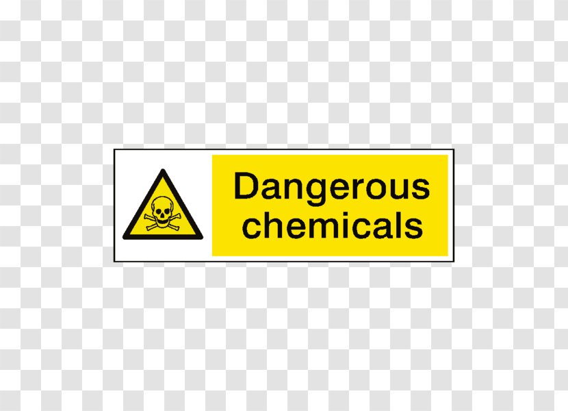Chemical Substance Hazard Safety Warning Sign - Signage - Rectangle Transparent PNG