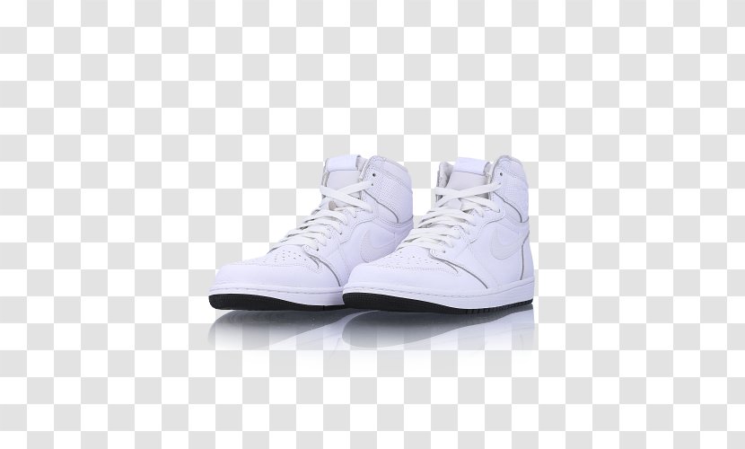 Sneakers Basketball Shoe Air Jordan Retro Style - White - Perforation Transparent PNG