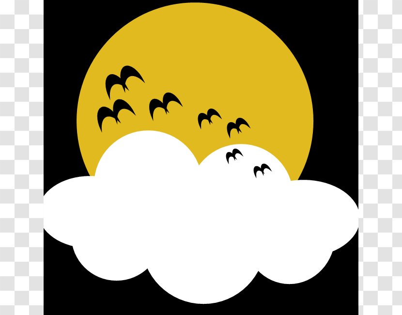 Full Moon Halloween Clip Art - Man In The - Bats Clipart Transparent PNG
