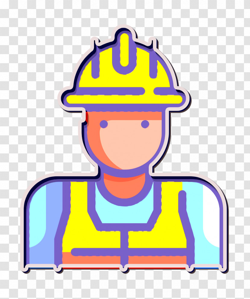 Labor Icon Professions And Jobs Icon Worker Icon Transparent PNG