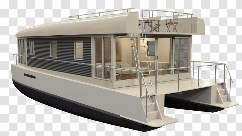 Houseboat Interior Design Services Log Cabin - Water Transportation - Buildings Transparent PNG