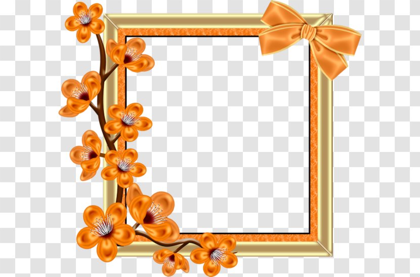Picture Frames Clip Art - Flower - End Frame Transparent PNG