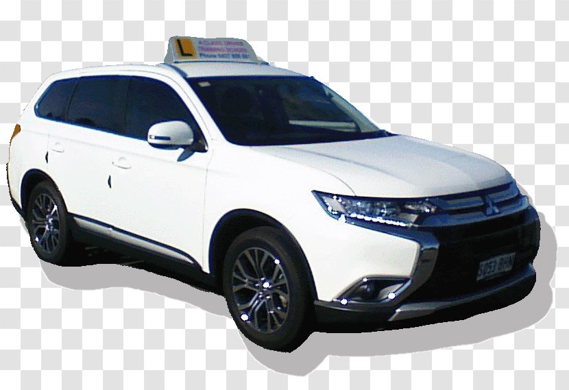 Mitsubishi Outlander Car Sport Utility Vehicle Motors - Grille - Driving School Transparent PNG