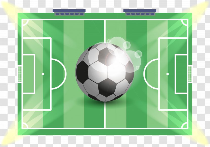 Football Pitch Euclidean Vector Stadium - Field Transparent PNG