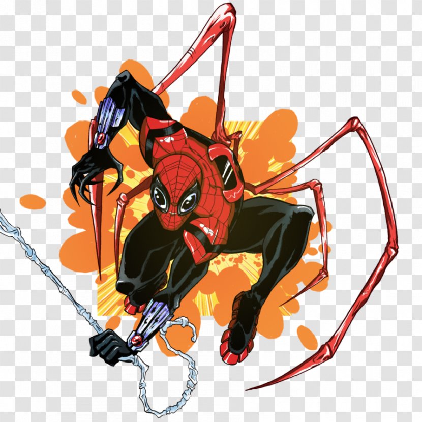 Spider-Man Spider-Verse Venom Dr. Otto Octavius Mac Gargan - Insect - Spiderman Transparent PNG