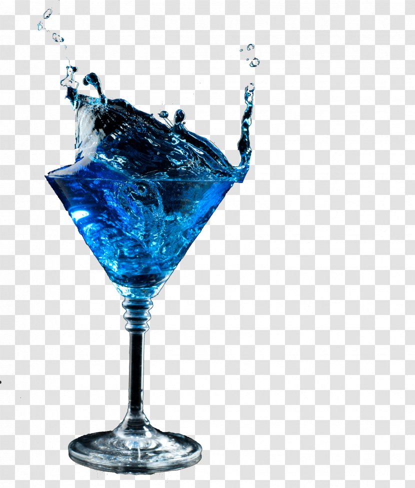 Blue Hawaii Lagoon Cocktail Martini Margarita Transparent PNG