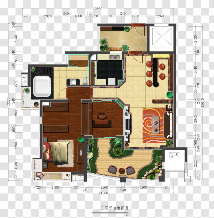Floor Plan Interior Design Services Download - Elevation - Color Transparent PNG